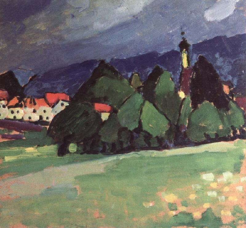 Alexei Jawlensky landscape,murnau oil painting picture